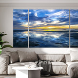 Blue Reflection Triptych