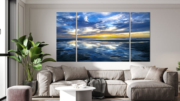 Blue Reflection Triptych