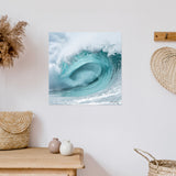 White Crest 12" x 12" Metal