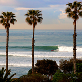 Cardiff Longboarder 12" x 12" Metal