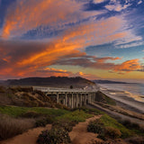Torrey Pines Bridge Sunset
