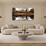 Angkor Wat by Aaron Chang, shown in a Parisian living room
