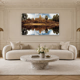 Angkor Wat by Aaron Chang, shown in a Parisian living room