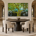 Balance by Aaron Chang, shown in an arched dining room
