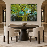 Balance by Aaron Chang, shown in an arched dining room