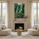Bali Waterfall by Aaron Chang, shown in a Parisian salon
