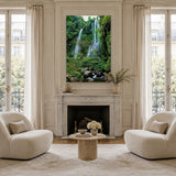 Bali Waterfall by Aaron Chang, shown in a Parisian salon