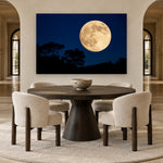 Blue Velvet by Aaron Chang, shown in an arched dining room