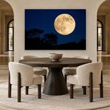 Blue Velvet by Aaron Chang, shown in an arched dining room