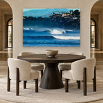 California Dreaming by Aaron Chang, shown in an arched dining room