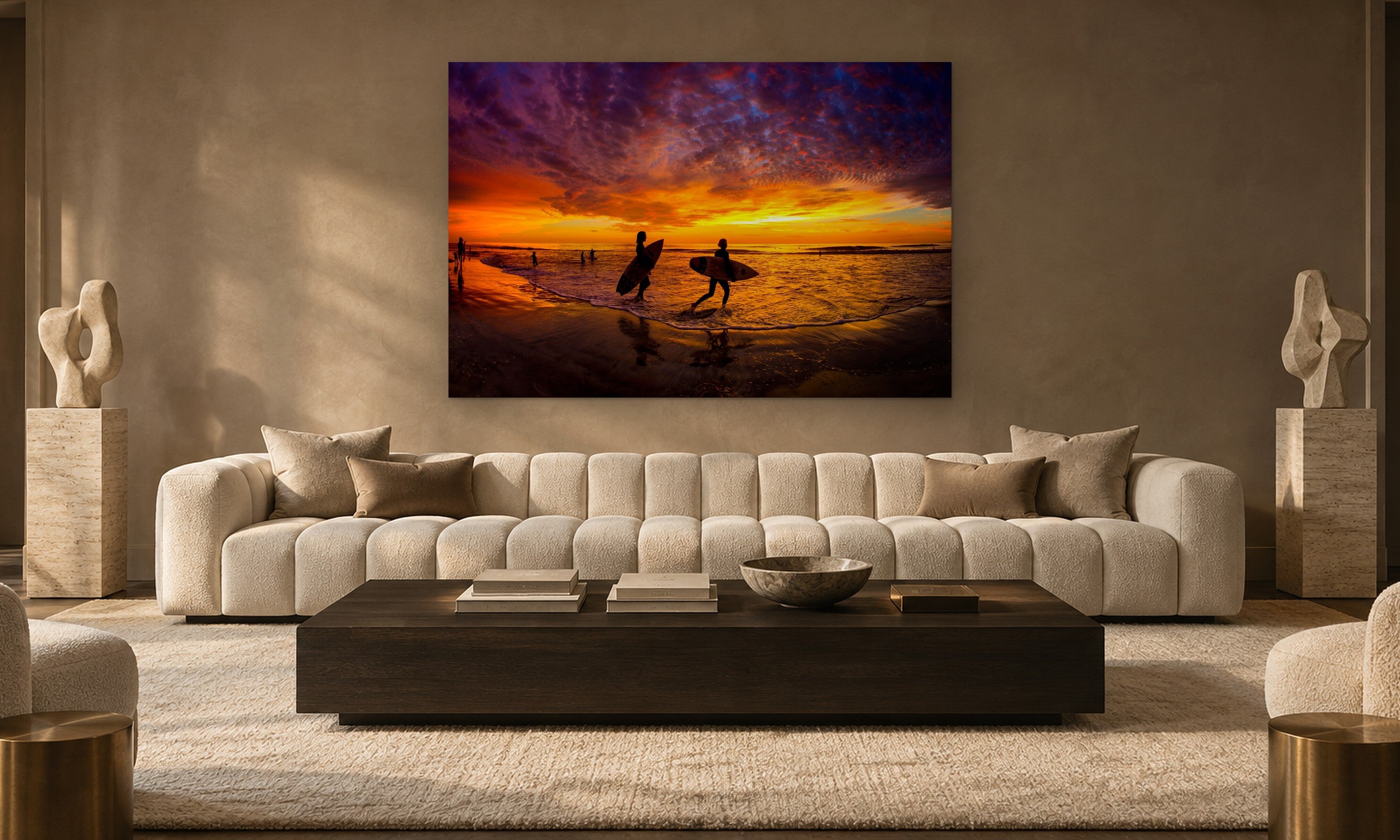 Cardiff Delight by Aaron Chang, shown in a modern lounge