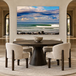 Cardiff Line-up by Aaron Chang, shown in an arched dining room