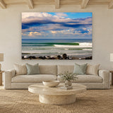 Cardiff Line-up by Aaron Chang, shown in a coastal living room