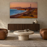 Carlsbad Coastline by Aaron Chang, shown in a collector’s lounge