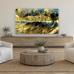 Champagne by Aaron Chang, shown in a coastal family room