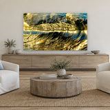 Champagne by Aaron Chang, shown in a coastal family room