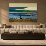 Del Mar Rivermouth by Aaron Chang, shown in a modern lounge