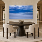 Dune Storm by Aaron Chang, shown in an arched dining room