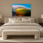 Enchanted Sunset by Aaron Chang, shown in a primary bedroom
