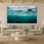 Encounter by Aaron Chang, shown in a coastal living room