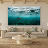 Encounter by Aaron Chang, shown in a coastal living room