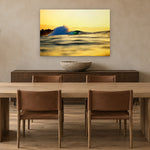 Evening Eye by Aaron Chang, shown in a modern dining room