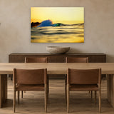 Evening Eye by Aaron Chang, shown in a modern dining room