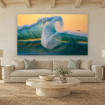 Flight by Aaron Chang, shown in a coastal living room