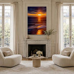 Glow Vertical by Aaron Chang, shown in a Parisian salon