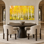 Heart of Gold by Aaron Chang, shown in an arched dining room