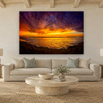 Indian Summer by Aaron Chang, shown in a coastal living room