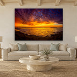 Indian Summer by Aaron Chang, shown in a coastal living room