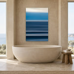 Into the Mystic (Vertical) by Aaron Chang, shown in a spa bathroom