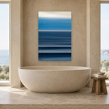 Into the Mystic (Vertical) by Aaron Chang, shown in a spa bathroom