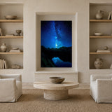 Magic Noire by Aaron Chang, shown in a living room with a plaster niche