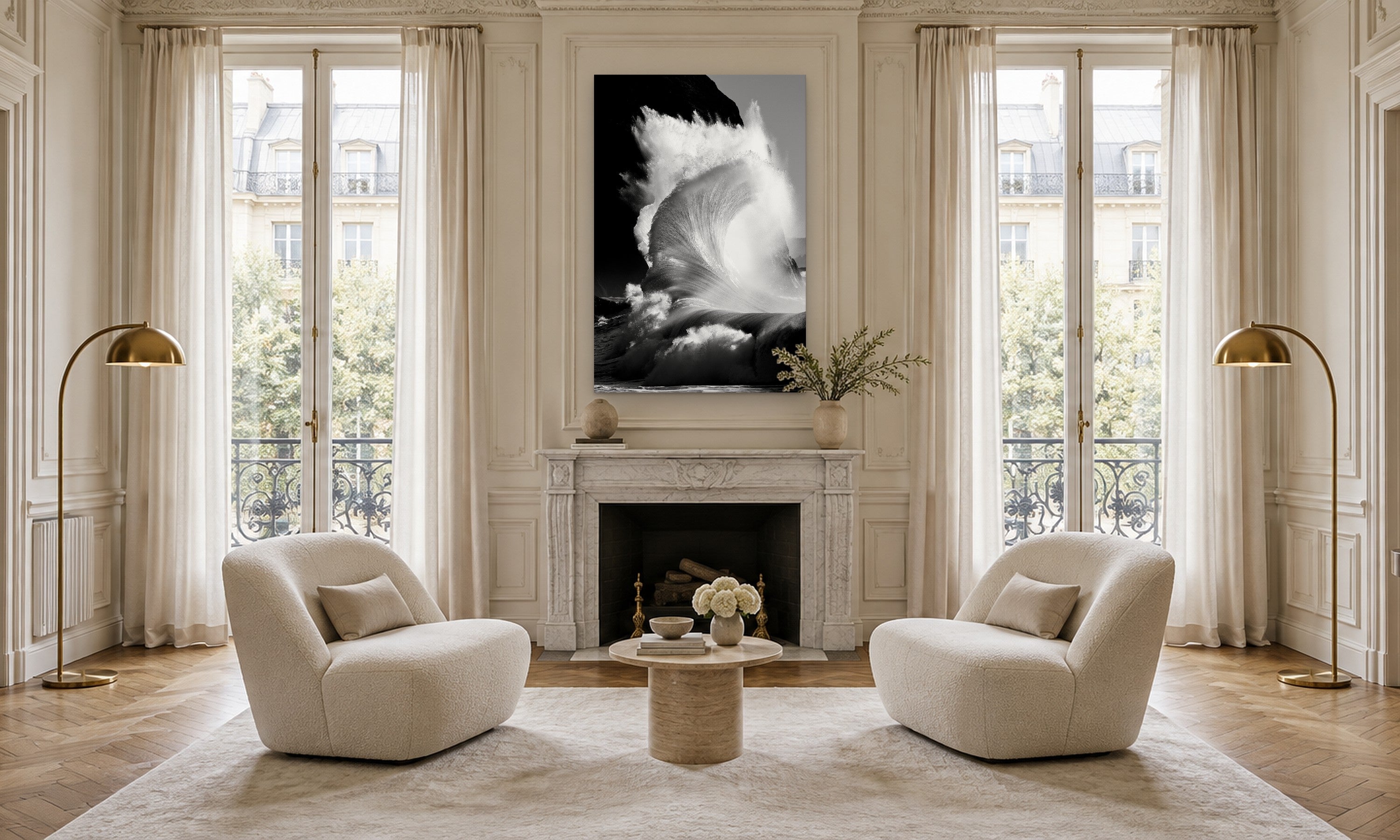 Nautilus by Aaron Chang, shown in a Parisian salon