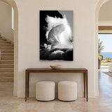 Nautilus by Aaron Chang, shown in an arched entry hall