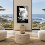 Nautilus by Aaron Chang, shown in a living room with ocean windows