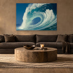 Pipeline Cover by Aaron Chang, shown in a warm modern living room