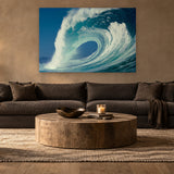 Pipeline Cover by Aaron Chang, shown in a warm modern living room