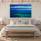 The Reef by Aaron Chang, shown in a coastal bedroom