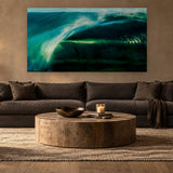 Sapphire by Aaron Chang, shown in a warm modern living room