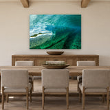 Secret Reef by Aaron Chang, shown in a farmhouse dining room