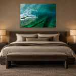 Secret Reef by Aaron Chang, shown in an elegant bedroom