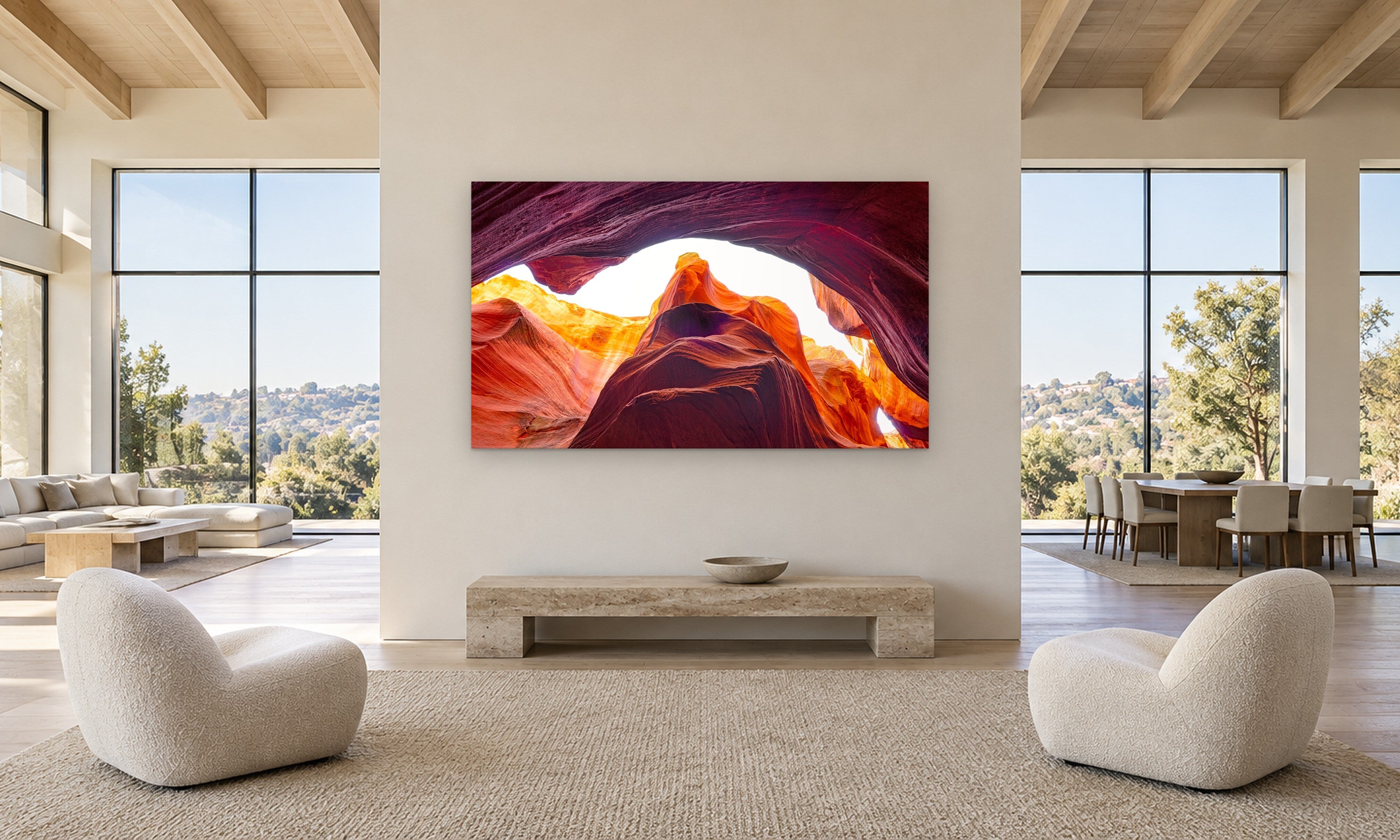 Shelter by Aaron Chang, shown in a gallery loft
