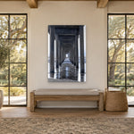Silver Shimmer by Aaron Chang, shown in a farmhouse entry
