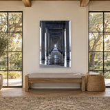 Silver Shimmer by Aaron Chang, shown in a farmhouse entry