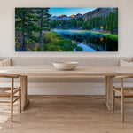 Sierra Dawn by Aaron Chang, shown in a coastal breakfast room