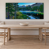 Sierra Dawn by Aaron Chang, shown in a coastal breakfast room
