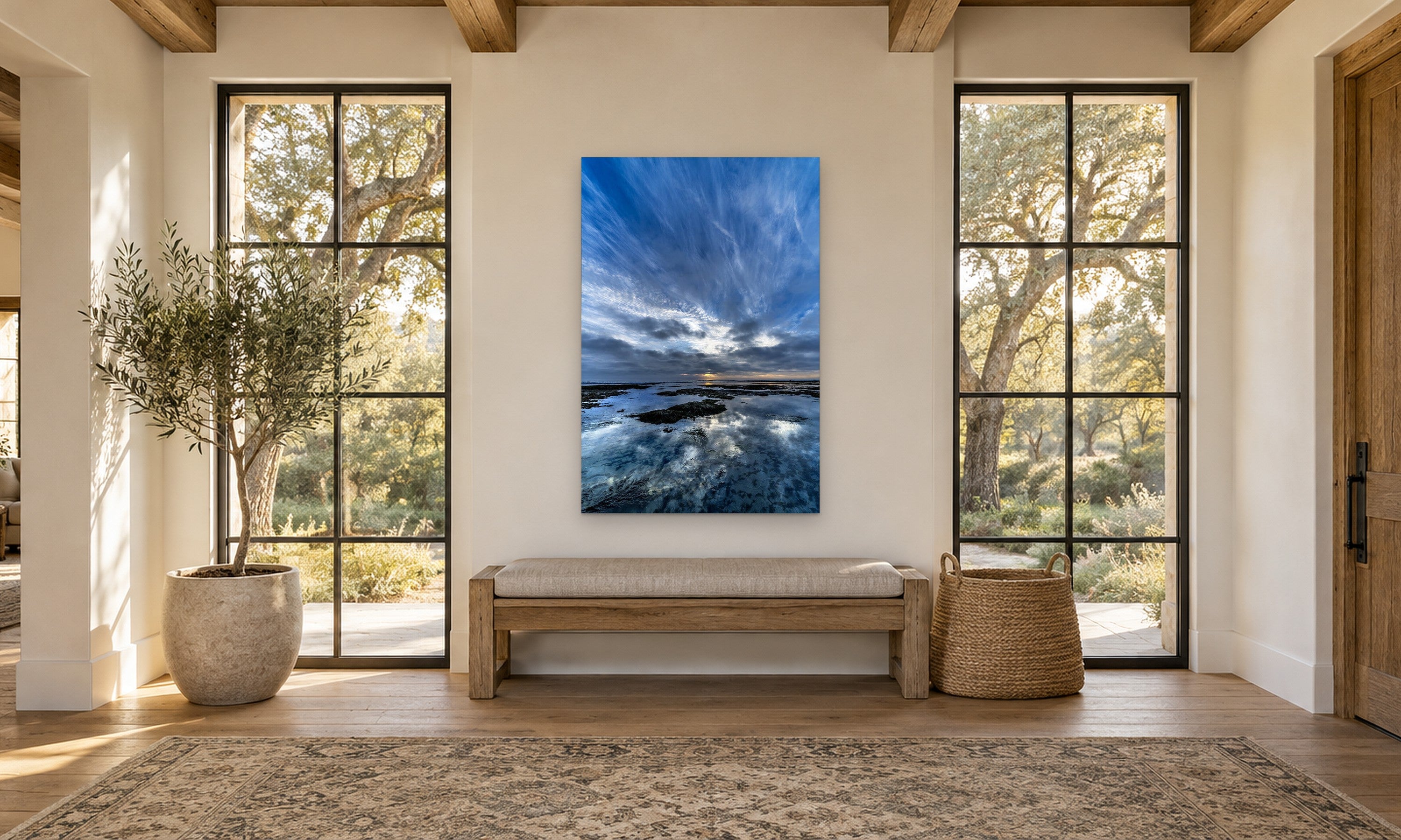 Swami's Reef by Aaron Chang, shown in a farmhouse entry